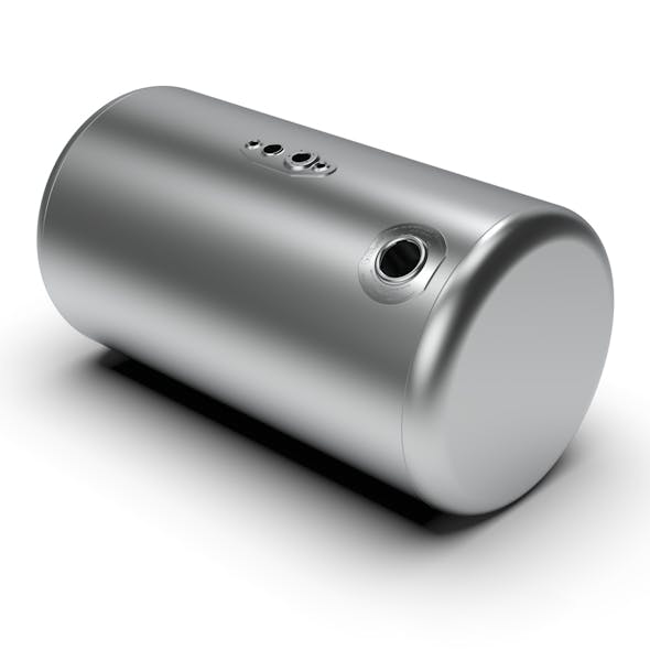 Peterbilt Aluminum Replacement 100 Gallon Fuel Tank Rear Fill - driver