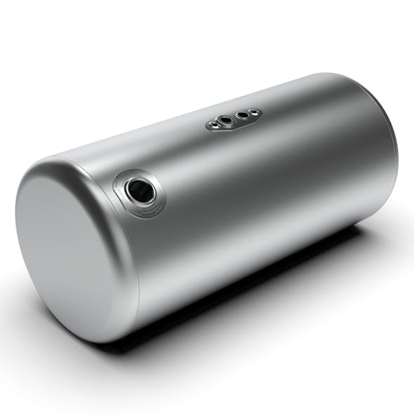 Peterbilt Aluminum Replacement 125 Gallon Fuel Tank Rear Fill - driver tank