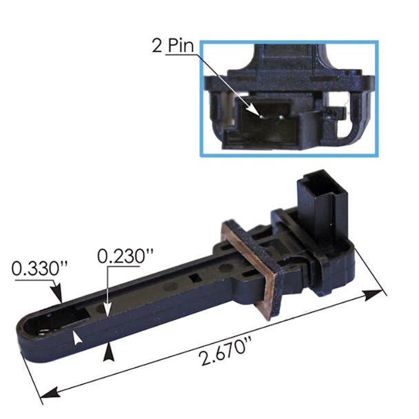 Universal Evaporator Temp Sensor BOA91619 2312002 1347-Dimensions