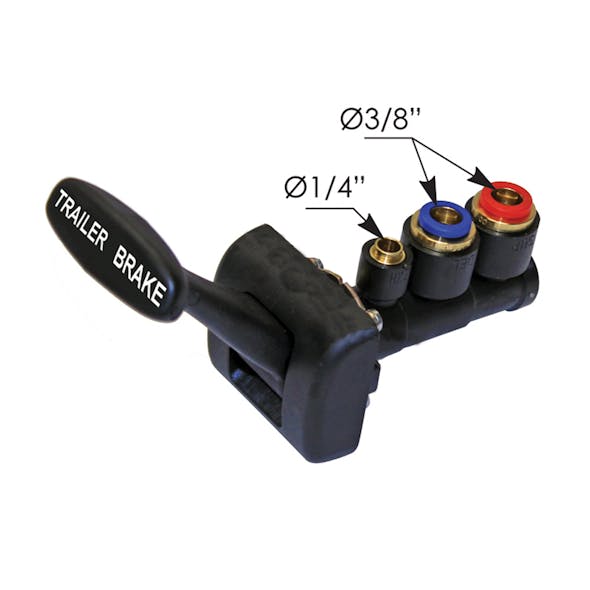 Freightliner Trailer Brake Control Valve GTD265031 265031 Dimensions