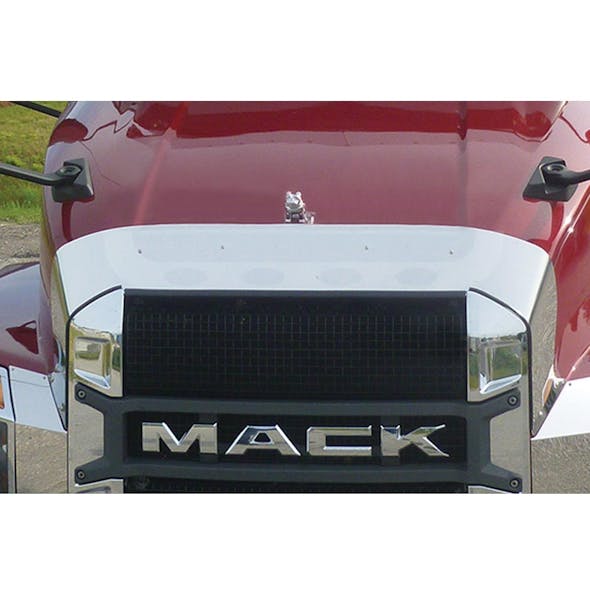 Mack Anthem Stainless Steel Extended Hoodshield Bug Deflector 2018 & Newer-Default