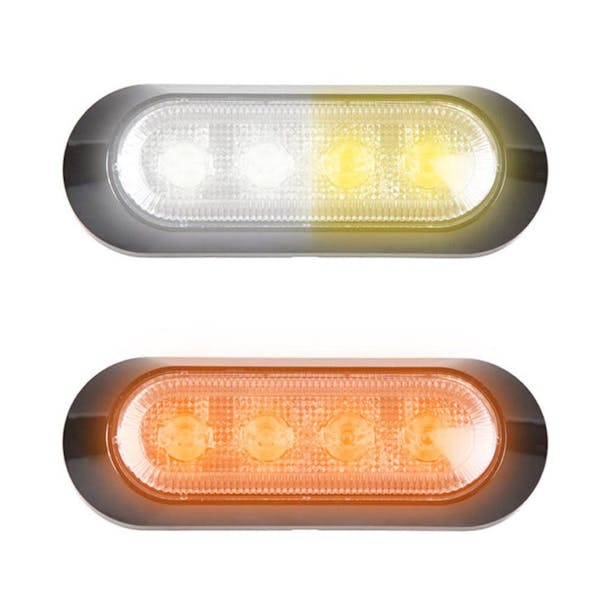 4 LED 0.9" Ultra Thin Warning Light By Maxxima Both Default