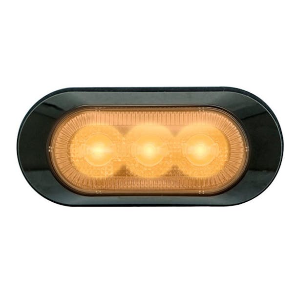 3 LED 0.8" Amber Ultra Thin Warning Light By Maxxima Default