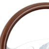 18" 4-Spoke "Ace" SCI Steering Wheel Natural Wood - close