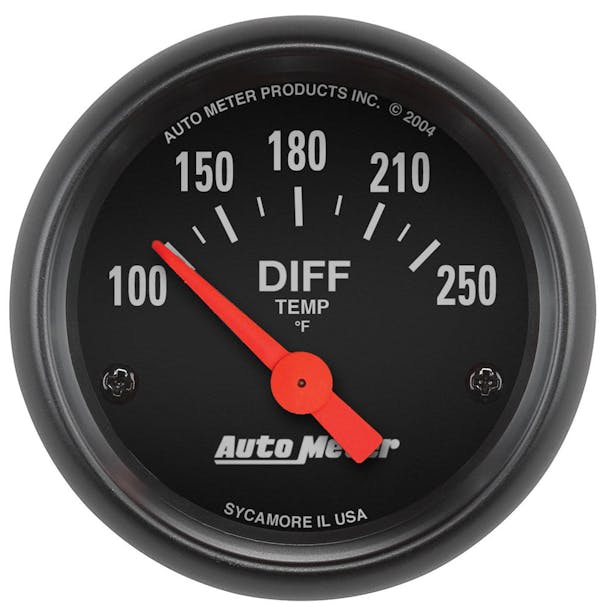AutoMeter 2 1/16" Air-Core Differential Temperature Gauge 100-250F
