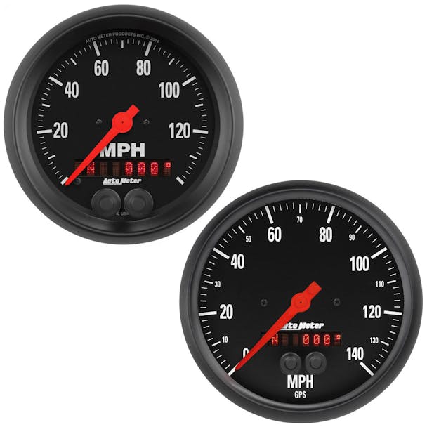 AutoMeter GPS Speedometer Gauge 0-140 MPH Z-Series
