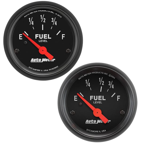 AutoMeter Ford Chrysler 2 1/16" Air-Core Fuel Level Gauge 73-10 Ohm