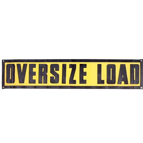 Heavy Duty Oversize Load Vinyl Mesh Sign With Grommets