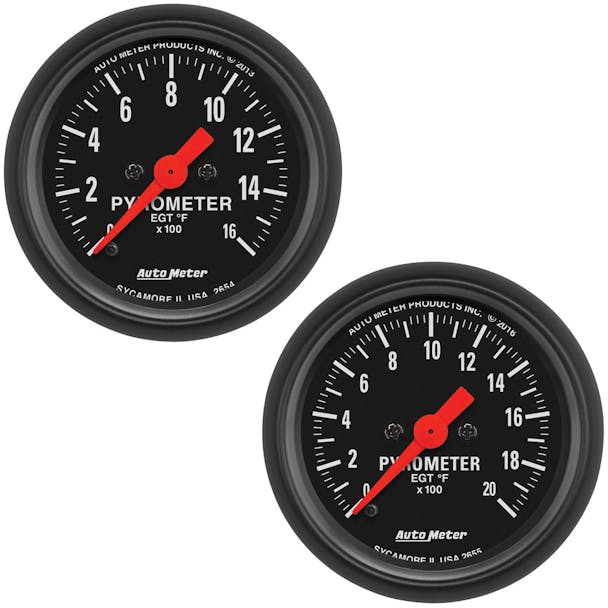 AutoMeter 2 1/16" EGT Pyrometer Gauge Stepper Motor Z-Series