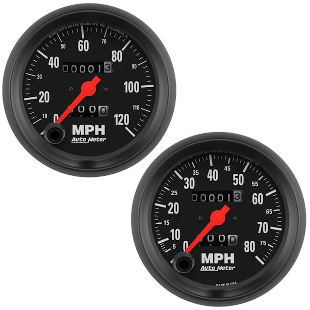 AutoMeter 3 3/8" Mechanical Speedometer Gauge Z-Series