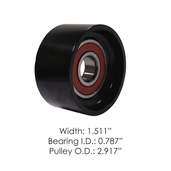 Kenworth Volvo Continental Elite Pulley Dimensions