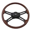 18" 4-Spoke Midnight SCI Steering Wheel-Mahogany 2