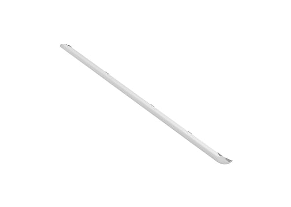 Freightliner Cascadia Chrome Plastic Center Dash Lower Panel Edge Trim For 2018-2023 - Angle