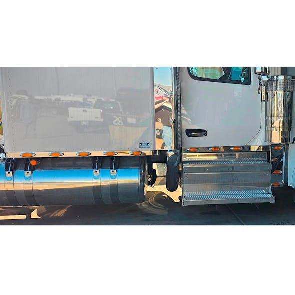 Peterbilt 589 P1 Style LED Stainless Steel Cab Panel Lights 1