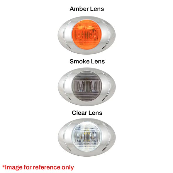 Peterbilt 589 P3 Style LED Stainless Steel Cab Panel Lights