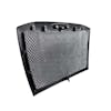 Freightliner Cascadia Mesh Grill with Bug Screen 2018 & Newer black back tilted 