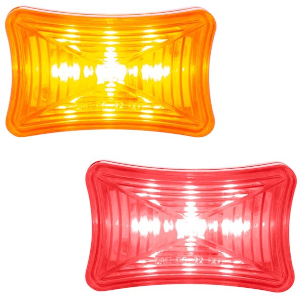 3 LED Rectangular Clearance Marker Lights Default 