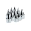 1.5" Chrome Stiletto Lug Nut Covers 10 Pack 