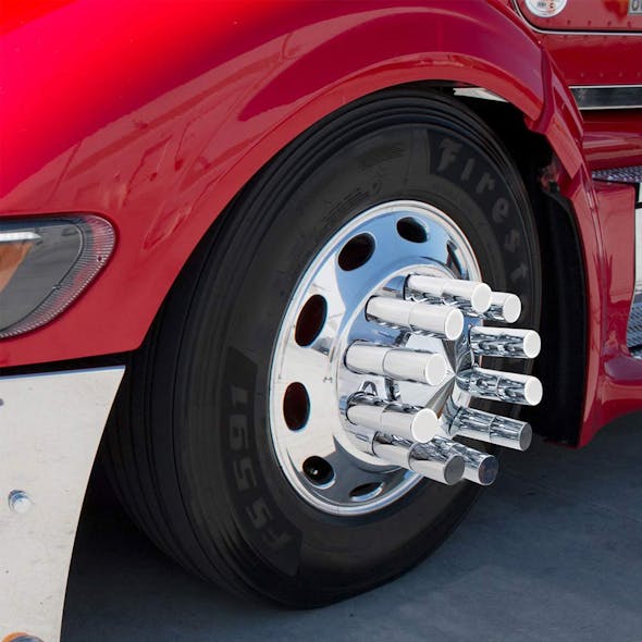 Chrome 33mm Thread-on Extension- On Vehicle