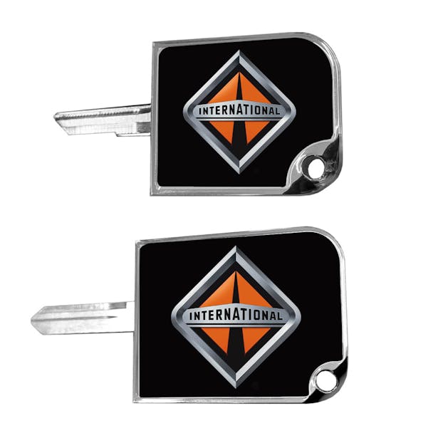 International Logo Billet Aluminum Key Cover  default