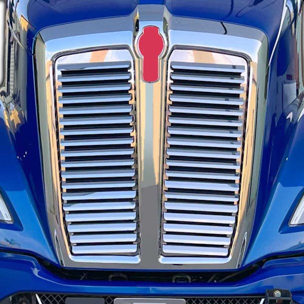 Kenworth T680 Louvered Hood Grill Default