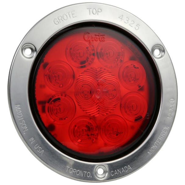 Grote SuperNova 4" Red LED STT Stop Tail Turn Light Pack Of 16 (29169) 1