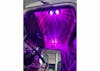 Watermelon Clear Glass Lens Flush Mount 1156 Bulb Kit top - Purple Interior