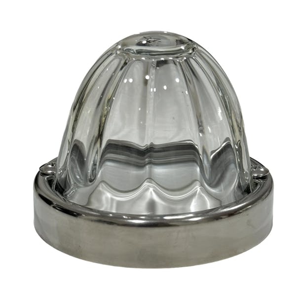 Watermelon Clear Glass Lens Flush Mount 1156 Bulb Kit - Thumbnail
