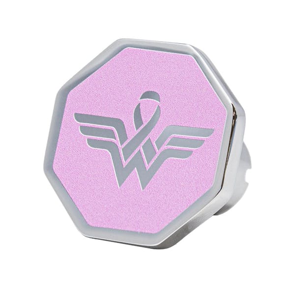 Wonder Women Breast Cancer Awareness Tractor Trailer Air Brake Knob-Pink Oct