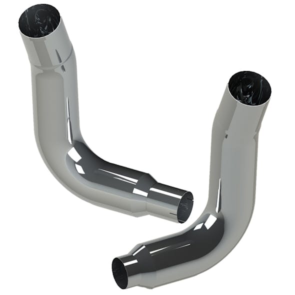 Kenworth W900 Lincoln Chrome Exhaust Elbow K180-10742 - both sides