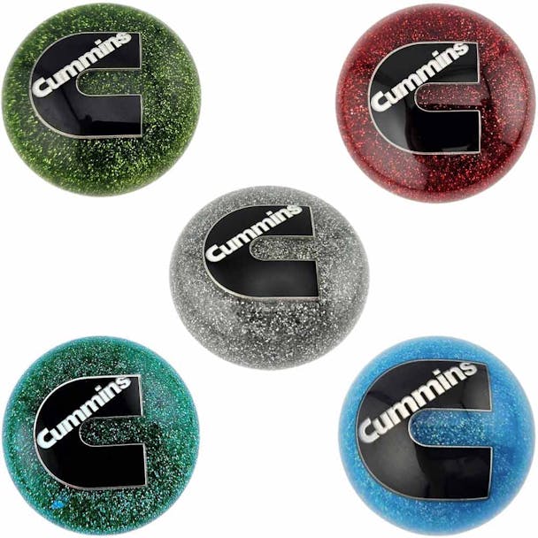  Cummins Logo Vintage Hanco Style Glitter Shift Knob-default