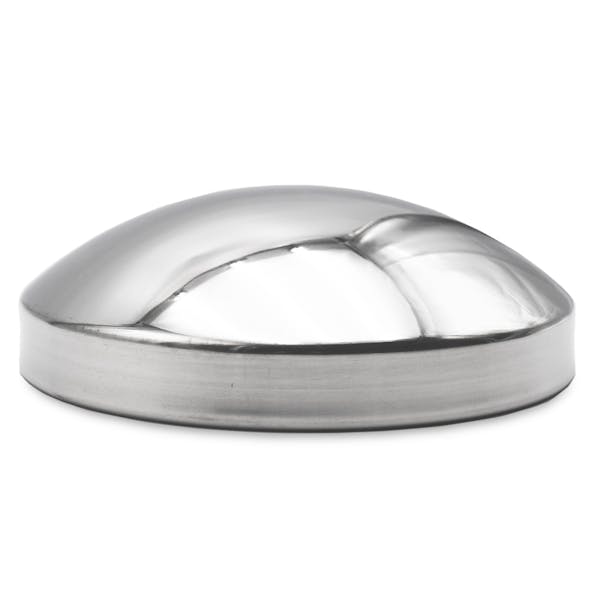 Chrome 8" ID Dome Style Rear Hub Cap - Thumbnail