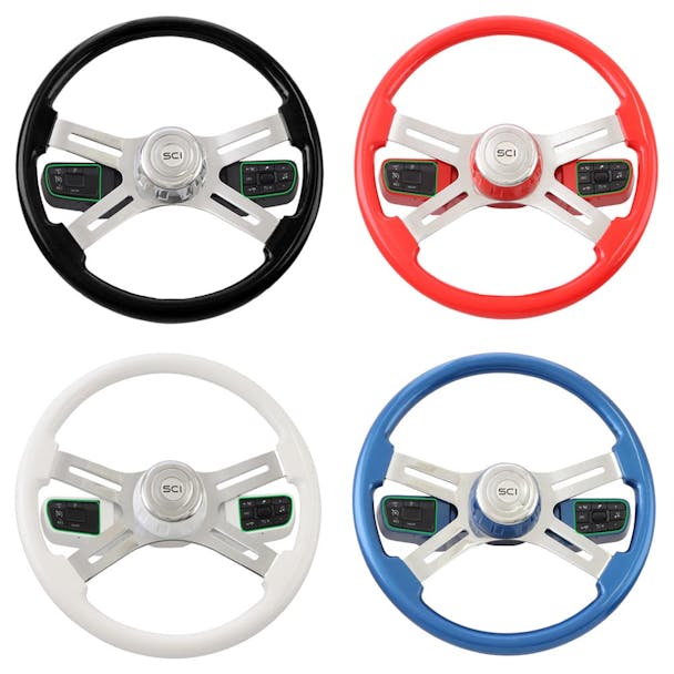 Peterbilt Kenworth 2021+ Smart Gen 5 18" Classic SCI Steering Wheel Matching Color Kit Default