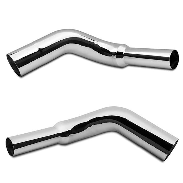 Kenworth W900 Chrome Exhaust Elbow M66-1271CP by RoadWorks Default Both