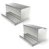 Peterbilt 304 Stainless Steel Battery Box Cover With Rounded Corners - standard and raised step