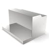 Peterbilt 304 Stainless Steel Battery Box Cover With Square Corners - Raised Step