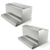 Peterbilt 304 Stainless Steel Battery Box Cover With Rounded Corners & Grips - Standard & Raised Step