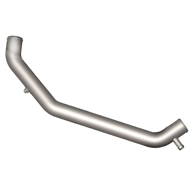  Kenworth T680 304 Stainless Steel 2.5" Lower Coolant Tube F66-2574 