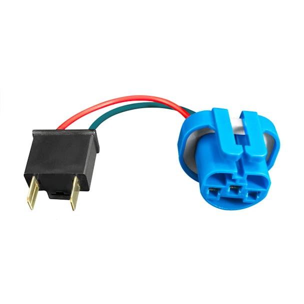 Right Angle 2-Pin Wire Stop Turn Tail Adapter Plug - Thumbnail