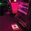Kenworth Peterbilt Canada Flag Color LED Projector Door Light 16-09012- default