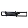 Freightliner M2 106 B2 MileStone Bumper Guard Grill Guard (Black Steel, Light Bar)