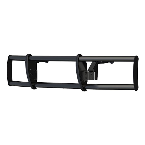 Freightliner Cascadia 2018+ MileStone Bumper Guard Grill Guard (Black Steel)
