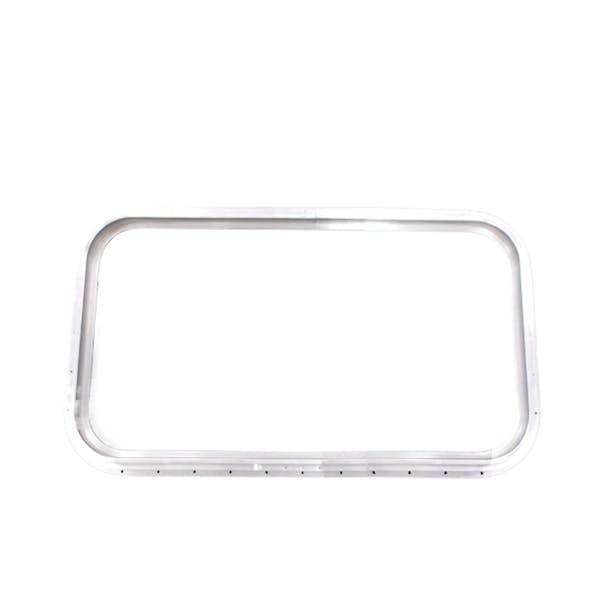 Peterbilt Polished Aluminum Rear Window Frame 20-09760-Main
