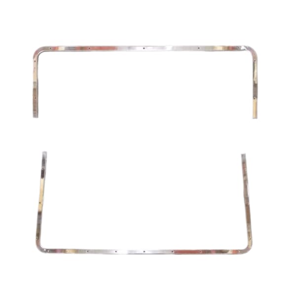 Peterbilt 379 Polished Aluminum Extended Hood Upper Grill Trim 13-03531P 13-03529P-Main