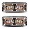 Freightliner Classic Blackout Horizon Series DRL LED Headlight Assembly - Both, Driver & Passenger Sides