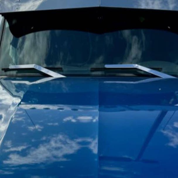 Peterbilt 579 Stainless Steel Wiper Covers default