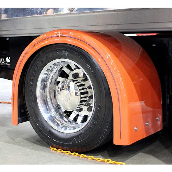 Hot Shot Single Hump Fenders By Talladega Fiberglass - side view