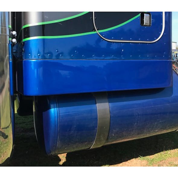 Universal 6” Sleeper Panels 48" Long By Talladega Fiberglass - Mounted