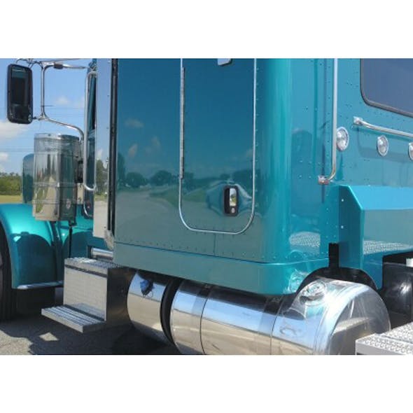 6” Sleeper Panel 63” Long Without Fairing By Talladega Fiberglass - rear view