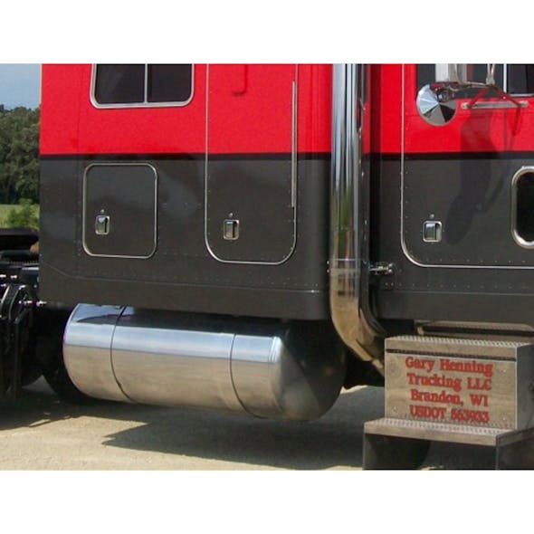 6” Sleeper Panel 63” Long With Fairing By Talladega Fiberglass - Close view